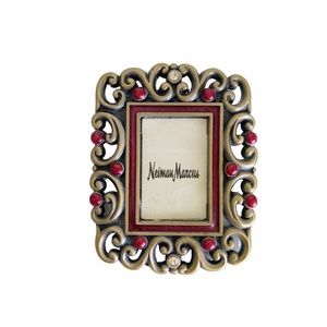 Jay Strongwater for Neiman Marcus Jeweled Enamel Mini Photo Frame/Clip